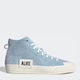 Sneakersy damskie zamszowe wysokie adidas Originals Nizza Hi Alife GW5325 39.5 (6UK) 24.5 cm Niebiskie (4065424419742) - obraz 1