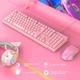 Комплект ігрова мембранна мембранна клавіатура і миша Onikuma G25 CW905 Gaming Combo 2в1 RGB Pink - зображення 5