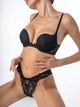 Комплект Dream Academy Vivien Бюстгальтер Push-up і трусики 1632 Чорний 85С/XL (14244) - зображення 6