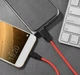 Кабель Hoco X21 Silicone USB to Type-C 1 m black/red - зображення 3