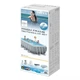 Каркасный прямоугольный бассейн Intex Prism Frame 10874 л 488х244х107 см лестница, насос-фильтр, подстилка, тент 26792 - изображение 2