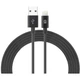 Дата кабель USB 2.0 AM to Lightning 1.2m AMD818BL black Armorstandart (ARM64373) - зображення 1