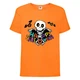 Футболка детская Хэллоуин (Halloween) оранжевая (halloween-03-orange) 104 см - изображение 1