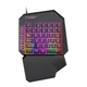 Игровой набор проводной клавиатура и мышка с RGB подсветкой T-Wolf TF900 Black - изображение 3