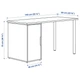 Письмовий стіл IKEA LAGKAPTEN/ALEX 140х60 см білий (095.215.95) - изображение 7