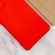 Протиударний Чохол TPU GETMAN Liquid Silk Full Camera для Xiaomi Redmi 12C Червоний / Red - зображення 3