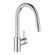 Смеситель для кухни Grohe Eurosmart Cosmopolitan с выдвижной лейкой Хром (31481001) - изображение 1