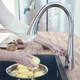 Змішувач для кухні Grohe Zedra з висувною лійкою Хром (32294002) - зображення 5