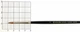 Кисть колонок Rosa Classic 3007R Kolos круглая №3 кор. ручка (4823064900606) - зображення 1