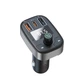FM трансмиттер Bluetooth автомобильный модулятор XO 50W Type-C PD3.0 + USB-A QC3.0, AUX, BT, FM, LED (BCC-06) - изображение 4