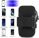 Спортивный Чехол для смартфона на руку Becover BC0011 для 6.5" универсальный Black-Blue (BC_705343) - изображение 6