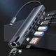Хаб 8в1 87W (Type-C to HDTV/ RJ45/ USB 2.0/ USB 3.0/ PD/ TF/ SD card) - зображення 1