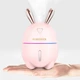 Увлажнитель и ночник с LED- подсветкой Зайка 2в1 Humidifier, Розовый - изображение 4