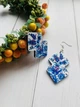 Сережки з дерева. Петриківський розпис (принт 1.4) - зображення 3