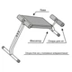 Скамья для пресса BAR2FIT прямая 0502 BF-1 - изображение 5