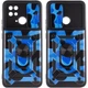 Ударостійкий чохол Camshield Serge Ring Camo для Xiaomi Redmi 10C Army Blue - зображення 1