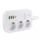 Сетевой фильтр LDNIO SEW3452 2500W 3xUSB/Type-C 30W white - изображение 7
