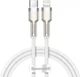 Кабель для Айфон Baseus Cafule Metal Type-C to Lightning PD 20W (2m) Белый (CATLJK-B02) - изображение 1