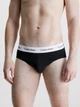 Zestaw majtek męskich typu brief Calvin Klein Underwear 3P Brief 000NB1398A-001 M 3 szt Czarny (8718935872129) - obraz 2
