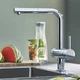 Змішувач для кухні Grohe Minta з висувною лійкою Хром (31721000) - зображення 3