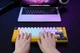 Клавиатура беспроводная Motospeed BK67 Longhua Red Bluetooth/USB Yellow (mtbk67ymr) - изображение 8