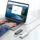 Переходник HUB Baseus Lite Series 4-Port Type-C HUB Adapter (Type-C to USB 3.0*4) 25cm (WKQX) - изображение 4