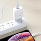 Мережевий зарядний пристрій Hoco C72Q Glorious, QC3.0, кабель MicroUSB, White - зображення 5