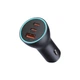 АЗП Baseus Golden Contactor Pro Triple Fast Charger Car Charger 65W U+C+C Dark Gray (CGJP010013) - зображення 1