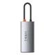 USB-Hub Baseus Metal Gleam Series 4-in-1 Multifunctional （Type-C to HDMI*1+USB3.0*1+USB2.0*1+PD*1） - изображение 4