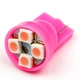 T10 4-SMD LED W5W лампочка автомобильная - розовый - изображение 4