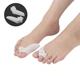 Силіконовий коректор елайнер на два пальці Hallugs Valgus White - зображення 1