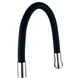 Излив (гусак) 3/4" для кухни силиконовый черный AQUATICA (XH-5239) (9793510) - изображение 1