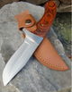 Ніж Mil-Tec Із дерев'яною ручкою HUNTING KNIFE M.HOLZGRIFF 105 MM (15385000) - зображення 3