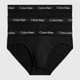 Zestaw majtek męskich typu brief Calvin Klein Underwear 3P Hip Slipy 0000U2661G-XWB L 3 szt Czarny (8719114322435) - obraz 1