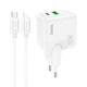 Зарядний пристрій МПЗ з кабелем HOCO Type-C to Lightning Cable Lucky C111A |1USB/1Type-C, 30W/3A, PD/QC| - зображення 1