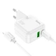Зарядний пристрій МПЗ з кабелем HOCO Type-C to Lightning Cable Lucky C111A |1USB/1Type-C, 30W/3A, PD/QC| - зображення 3
