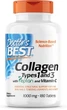 Колаген 1 та 3&nbsp;типів Doctor's Best, Collagen, Types 1 & 3, 1000 мг, 180 таблеток - зображення 1