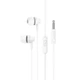 Навушники Borofone BM74 Singer universal з мікрофоном White - изображение 1