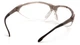 Очки защитные открытые Pyramex Rendezvous Crystal Gray (clear) Anti-Fog, прозрачные в серой полупрозрачной оправе - изображение 4