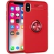 Чехол TPU Ring для Iphone X бампер с кольцом противоударный Red - изображение 1
