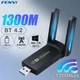 Двохдіапазонний адаптер WiFi+BT 4.2 (USB 3.0 1300Mb 2.4G + 5G 802.11ac) Антена 2х3 dB - зображення 1