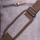 Мужская сумка через плечо из текстиля 21263 Vintage Серая - изображение 6