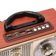 Аккумуляторный радиоприемник с Bluetooth Meier M-110BT ретро дизайн AM/FM/SW и MP3-плеер с пультом - изображение 2