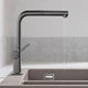 Змішувач для кухні Hansgrohe Talis 270 1jet з витяжним виливом Sbox, Brushed Black Chrome (72809340) - изображение 2