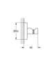 Крючок Grohe Essentials 40364DC1 - изображение 2