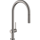 Змішувач для кухні Hansgrohe Talis 210 2jet з витяжним виливом Sbox, Brushed Black Chrome (72801340) - изображение 1