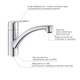 Набір змішувачів 4 в 1 для ванної кімнати та кухні Grohe QuickFix Start M-Size UA202301KE - зображення 14
