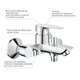Набор смесителей 3 в 1 для ванной комнаты Grohe QuickFix StartEdge S-Size UA202501SQ - изображение 2