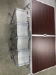Стіл для пікніка Folding Table Коричневий з круглими ніжками - зображення 5