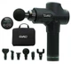 Перкусійний масажер для тіла та м'язів, ручний пістолет GYRO Muscle Gun Massager Black (GYRO-gunbk) - зображення 1